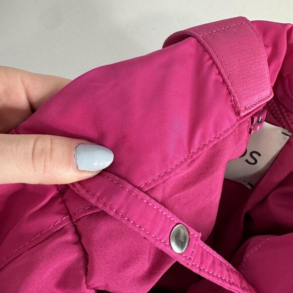 COS Padded Shopper Bag Womens One Size Pink Quilted Puffy Shoulder Small Purse - Picture 9 of 16